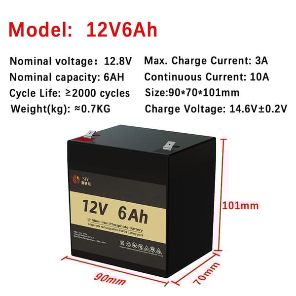12V Lithium Jern Fosfat Batteripakke, 12Ah Kapacitet, Alsidig Strøm til Solenergi og Legetøj,12v