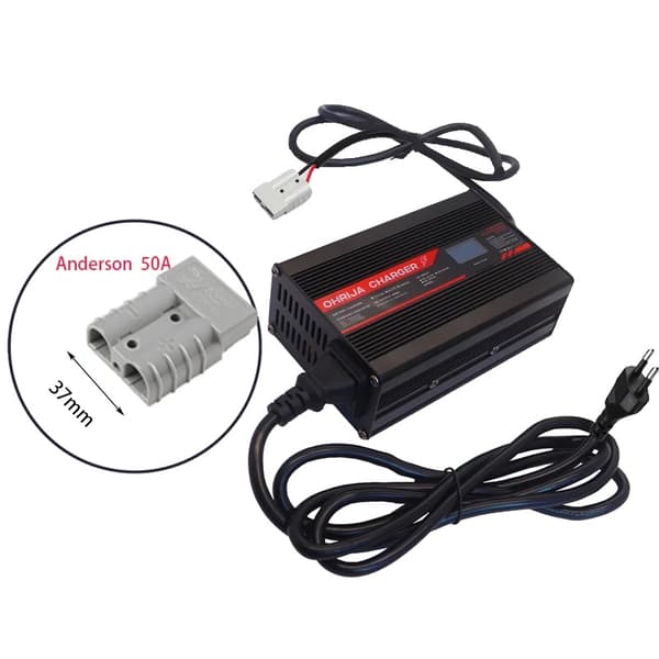 Li-ion batterioplader, 29,4V udgang, 10A strøm,Andersen 50A, EU-220V