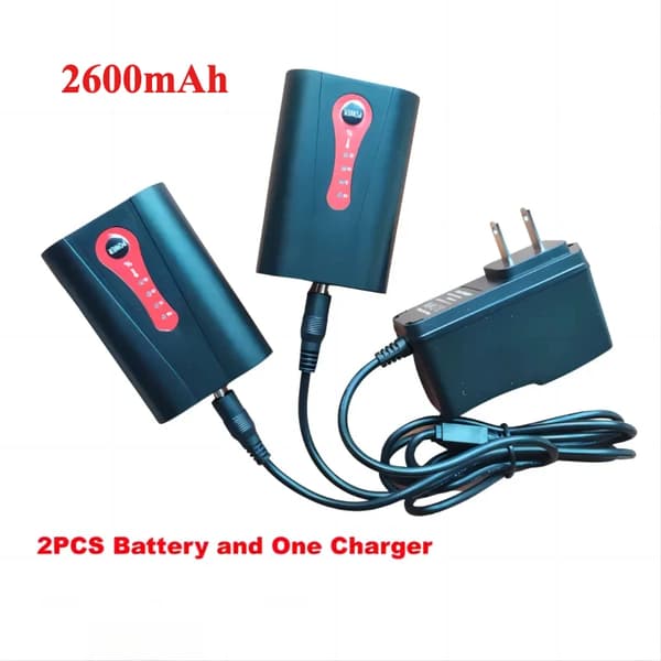 Opvarmet tøj Lithium-batteri, 3400mAh kapacitet, kompakt design,2600mAh 2B 1C