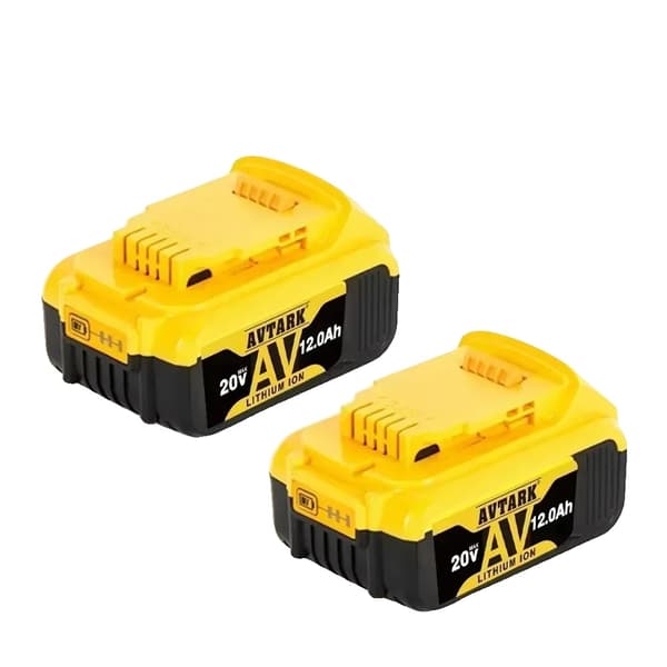 DeWalt-kompatibelt batteri, 12000mAh kapacitet, 20V spänning,18V, DW-20V 12AhX2