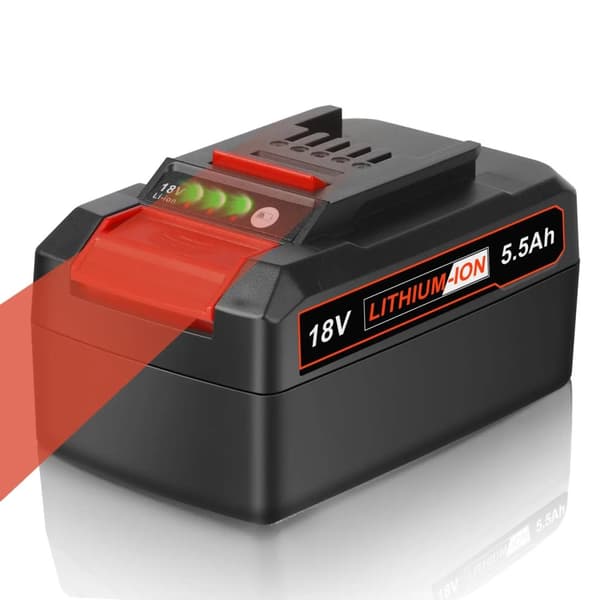 18V Litium-Ion Batteri, 5.5Ah Kapacitet, Kompatibel med Einhell Sladdlösa Verktyg,1STK