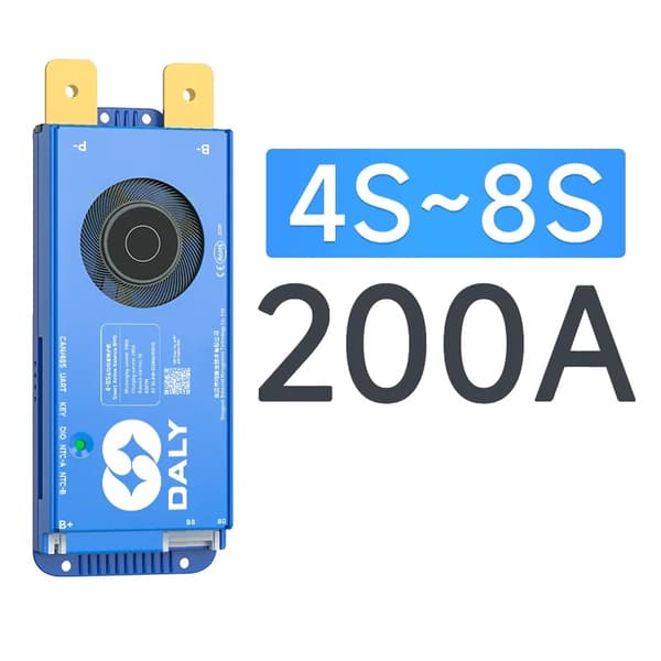 BMS Smart Batteristyringssystem, Bluetooth-forbindelse, Aktiv Balancefunktionalitet,4S-8S 200A BMS CAN