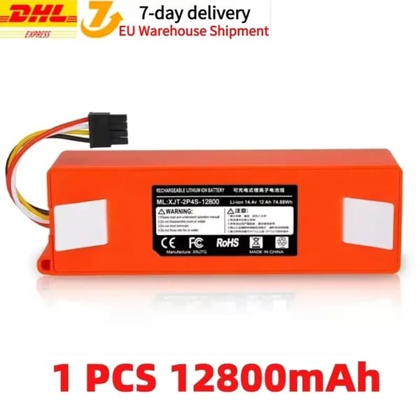 Robotstøvsuger Batteri, 14.4V, 5200mAh,14,4V, 14,4V 12800mAh