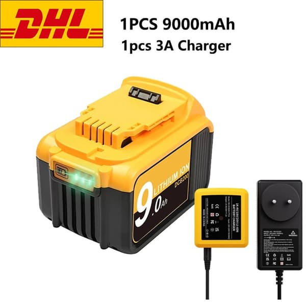 20V Vaihto, 9000mAh Kapasiteetti, Yhteensopiva DCB200 Sarjan Kanssa,Beige