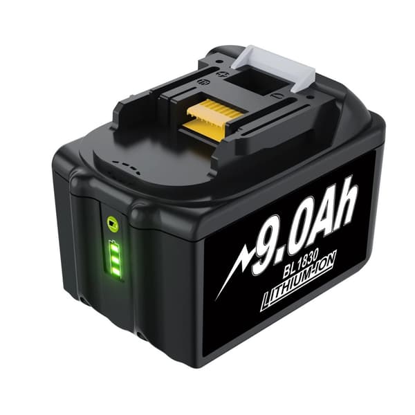 Uppladdningsbart 18V-batteri, 6000mAh kapacitet, CE-certifierat,1 Paket 9000mAh
