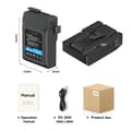 Pikkukuva 2 / 2: Kameran akku, V Mount -yhteensopivuus, PD20W-kaapelin tuki,BP-95 6600mAh