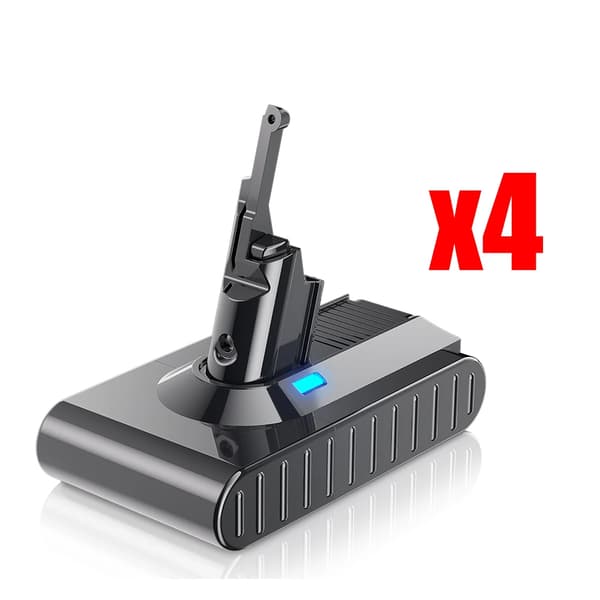Genopladeligt batteri, høj kapacitet 6000mAh, kompatibelt med V7,V8x4