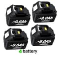Miniatyrbillede 2 af 2: 18V batteri, 9,0Ah kapacitet, smart teknologi,4 batteri 9.0Ah