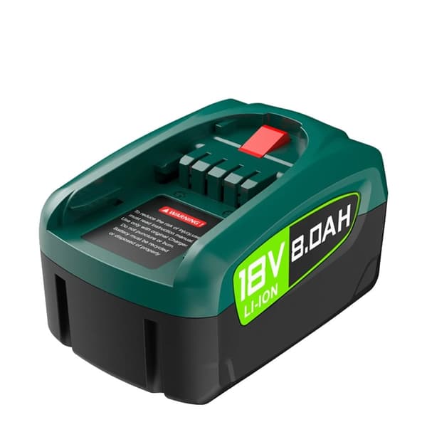 Hög kapacitet 18V ersättningsbatteri, 8000mAh, bred kompatibilitet,1 paket 8000mAh