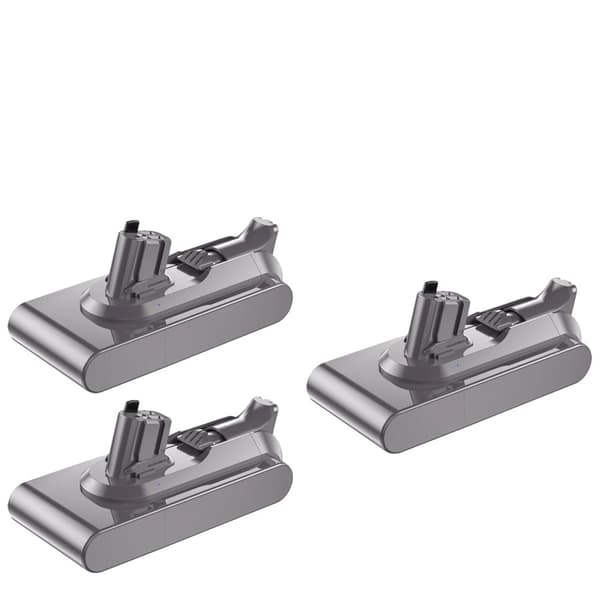 Uppladdningsbart Dammsugarbatteri, 25,2V Spänning, 6000mAh Kapacitet,3Pcs 6000mAh