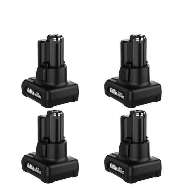 Genopladeligt Bosch-batteri, 6000mAh kapacitet, kompatibelt med flere modeller,4Pcs 6000mAh