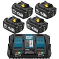 Pikkukuva 2 / 2: BL1830 Vaihtobatteri, 6000mAh Kapasiteetti, 18V Jännite,4 6.0Ah 6A Laturi