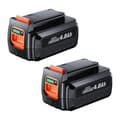 Miniatyrbild 1 av 2: Black & Decker 40V Batteri, 4000mAh Kapacitet, Li-Ion Teknik,2 batteri