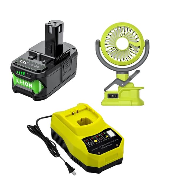 Batteri för Ryobi P108, 18V Li-ion, 9000mAh kapacitet,Sätt 8