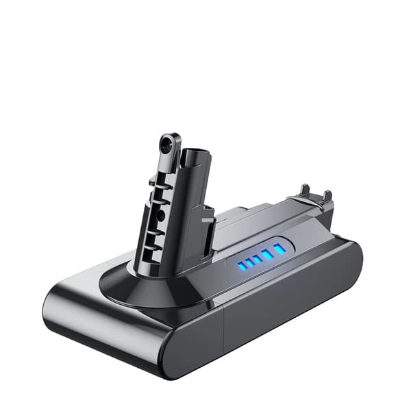 Uppladdningsbart batteri, hög kapacitet 6000mAh, kompatibelt med V7,V10x2