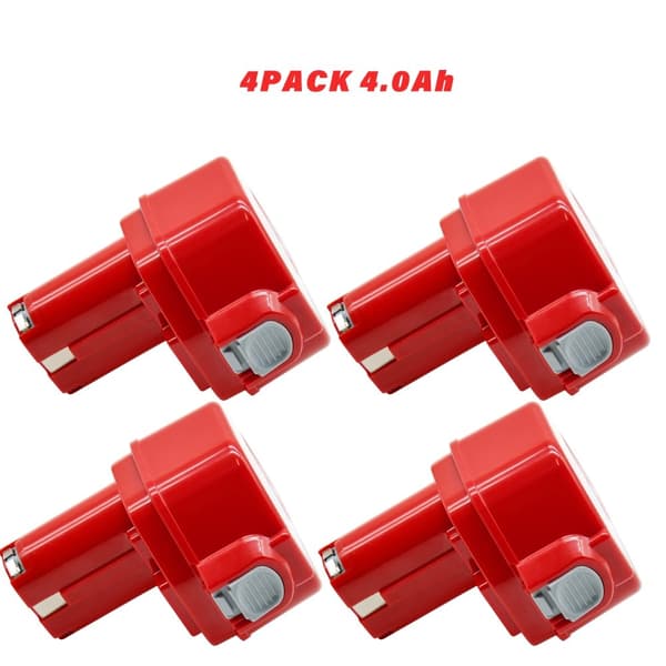 Powtree Ersättningsbatteri, 3,0Ah kapacitet, 4,0Ah kapacitet,4PACK 4.0Ah