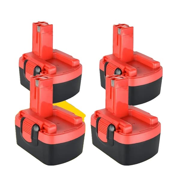 Genopladeligt batteri, 3500 mAh kapacitet, kompatibelt med Bosch modeller,4stykker