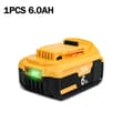 Miniatyrbild 2 av 2: Li-jon Batteribyte, 18V/20V Kompatibilitet, 6000mAh Kapacitet,1ST 6.0AH