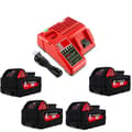 Miniatyrbillede 1 af 2: Erstatning til 18V værktøj, kapacitet, CE-certificeret,4Pcs 6.0 Oplader