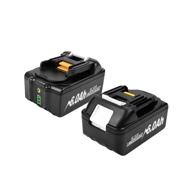 18V Batteri, 6.0Ah Kapacitet, Ny Erstatning,6.0Ah 2 stykker