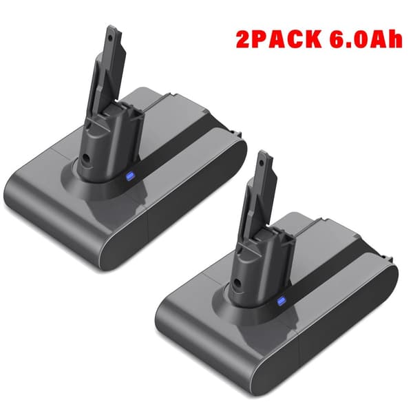 Vaihtobatteri, 21.6V jännite, 6000mAh kapasiteetti,2kpl 6000mAH