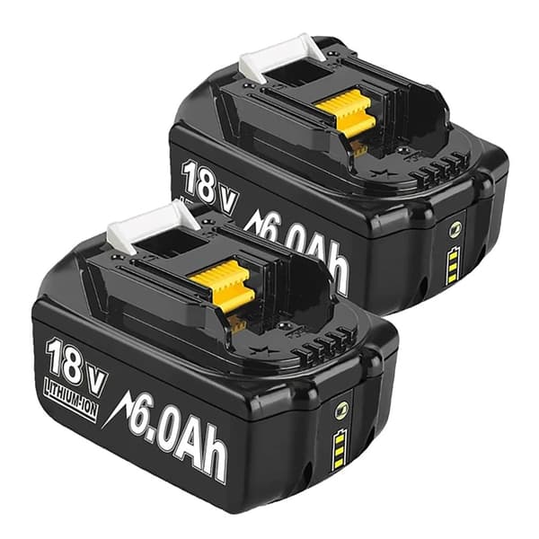Ersättning, 6000mAh kapacitet, kompatibel med flera modeller,2Pack Batteri