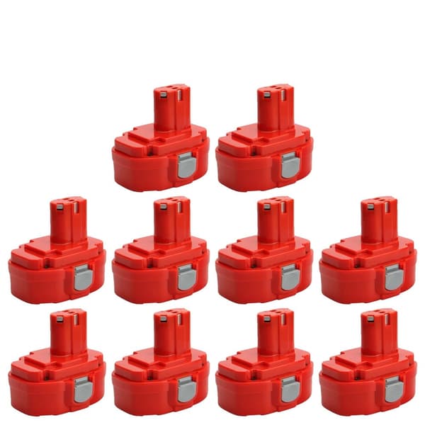 Genopladeligt Ni-MH-batteri, 4000mAh kapacitet, kompatibelt med forskellige modeller,10Pcs 4000mAh