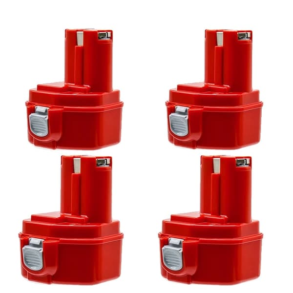 PA12 Ersättningsbatteri, Hög kapacitet 5000mAh, Uppladdningsbart 12V,4st 5000mah