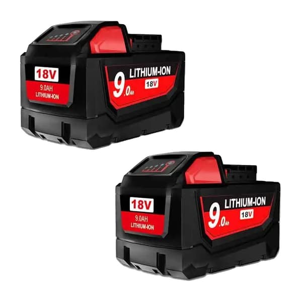 Litiumjonbatteri, 18V spänning, 9,0Ah kapacitet,2 PACK 9.0Ah