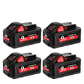 Miniatyrbillede 1 af 2: 18V Lithium-Ion Batteri, 9000mAh Kapacitet, Kompatibel med Flere Modeller,4 Batteri