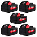 Miniatyrbild 1 av 2: Litiumjonbatteri för elverktyg,5 Pack 6.0Ah, 18V