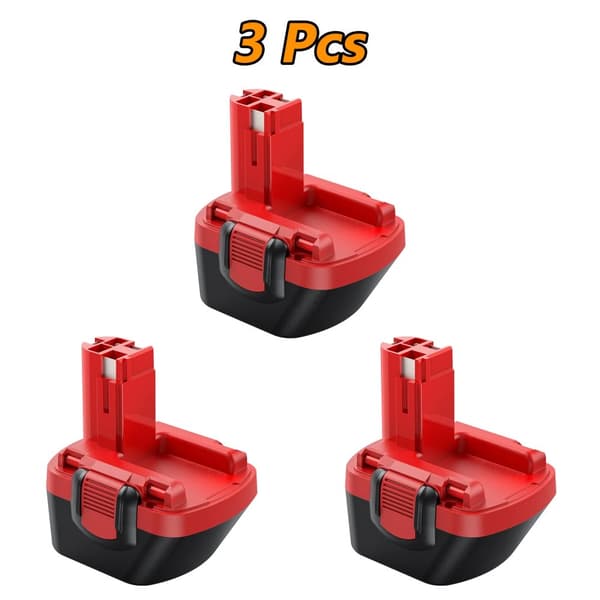 Uppladdningsbart batteri, 3500mAh kapacitet, kompatibelt med Bosch-modeller,3Pack 3500mAh