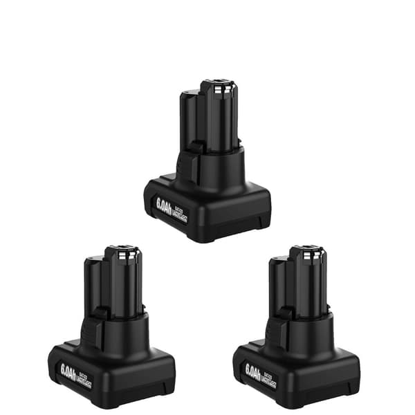 Uppladdningsbart Bosch-batteri, 6000mAh kapacitet, kompatibelt med flera modeller,3Pcs 6000mAh