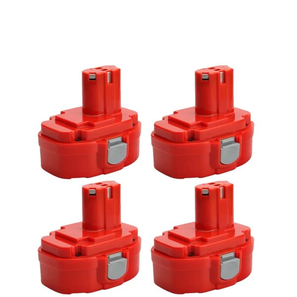 Uppladdningsbart batteri, 4000mAh kapacitet, kompatibelt med olika modeller,4Pack 4000mAh