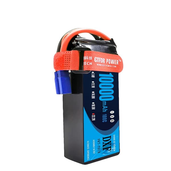 Lipo Batteri, 222V Høj Kapacitet, Flere Spændingsmuligheder,1PCS6S10000100CXT90