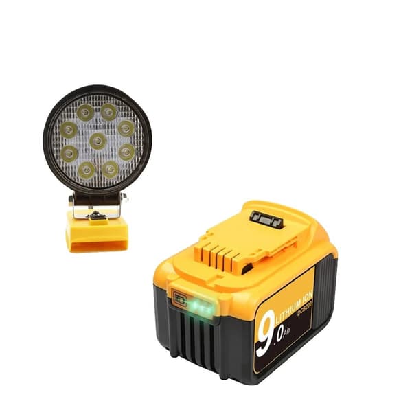 20V Ersättning, 9000mAh Kapacitet, Kompatibel med DCB200 Serien,GRÅ