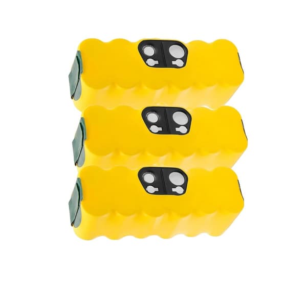 iRobot Roomba Batteri, 3800mAh kapacitet, 14.4V Ni-MH type,3 pakke