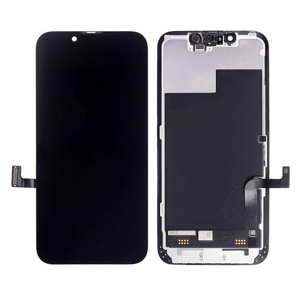 CoreParts OLED-näyttö digitointilaitteella ja kehyksellä musta iPhone 13 Mini IC-siirtotuki, MOBX-IP13MINI-01
