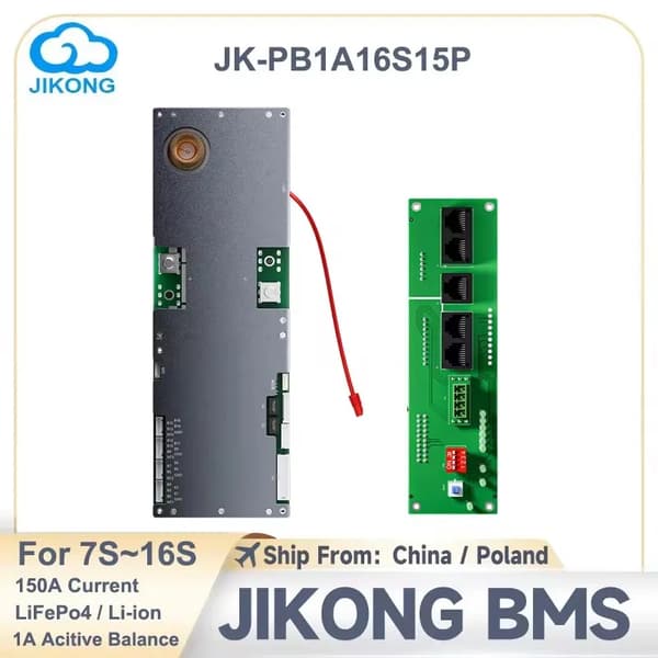 Smart BMS, Aktiv Balance 1A, Bluetooth Kommunikation,JK-PB1A16S15P