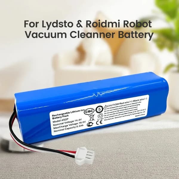 Robotbatteri, 5200mAh kapacitet, 14.4V kompatibel,14.4v5200mAh