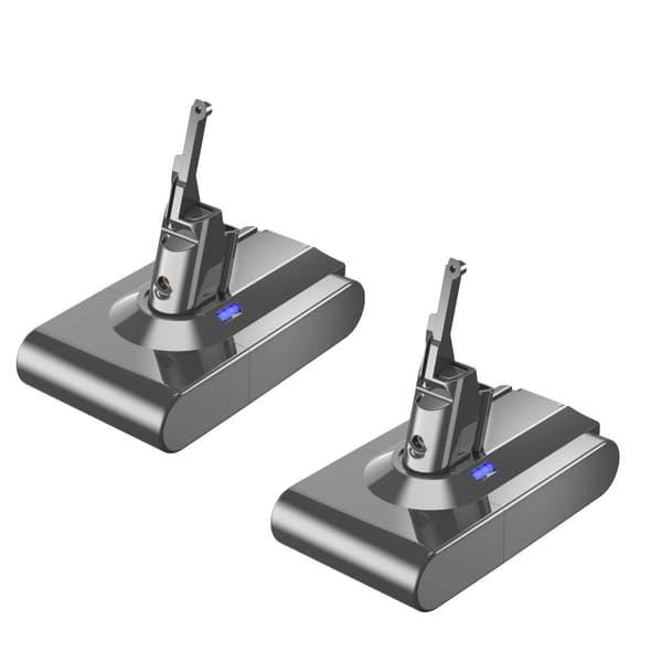 Uppladdningsbart batteri, 6000mAh kapacitet, kompatibelt med V6/V7/V8/V10-modeller,V8 6000mAh 2st