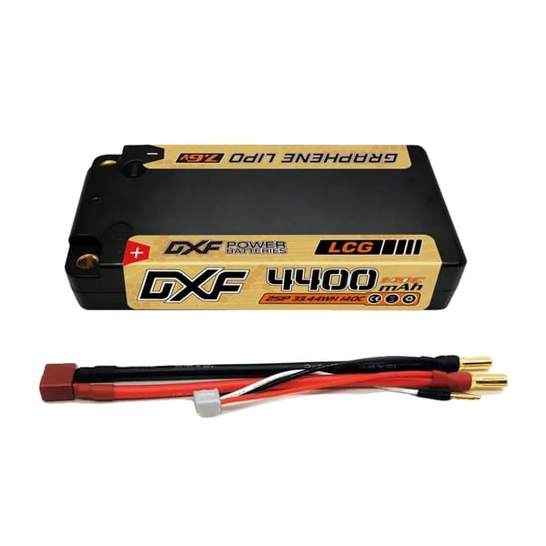 DXF Lipo-akku, 4400mAh kapasiteetti, 140C purkausnopeus,4PCS2S4400140CT5MM