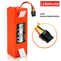 Miniatyrbillede 2 af 2: Erstatningsbatteri, 12800mAh kapacitet, 14.4V spænding, kompatibel med robotstøvsugere,12800Ah