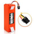 Miniatyrbillede 1 af 2: Erstatningsbatteri, 12800mAh kapacitet, 14.4V spænding, kompatibel med robotstøvsugere,12800Ah