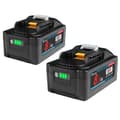 Miniatyrbillede 1 af 2: Batteri til elværktøj, 8Ah kapacitet, 18V spænding, 10C afladningshastighed,2 PC 8Ah batteri