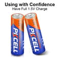 Miniatyrbillede 3 af 4: PKCELL AAA Alkaline Batteri, 1,5V Strøm, 140min Kapacitet,1,5v