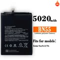 Miniatyrbillede 2 af 2: Xiaomi Erstatningsbatteri, 5020mAh Kapacitet, Kompatibel med Flere Modeller,BN55