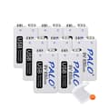 Miniatyrbillede 1 af 2: 9V genopladeligt lithiumbatteri, 650mAh kapacitet, USB-opladning,8 stk, 9V