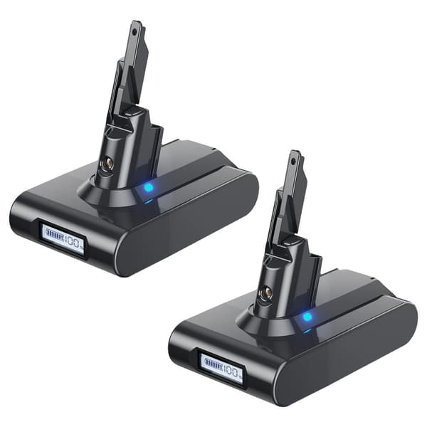Ersättningsbatteri för V7, 21,6V spänning, 8000mAh kapacitet,2 Batteri