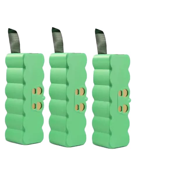 Li-ion batteri til iRobot Roomba, 14,4V, 6400mAh kapacitet,3stk Li-ion-batteri